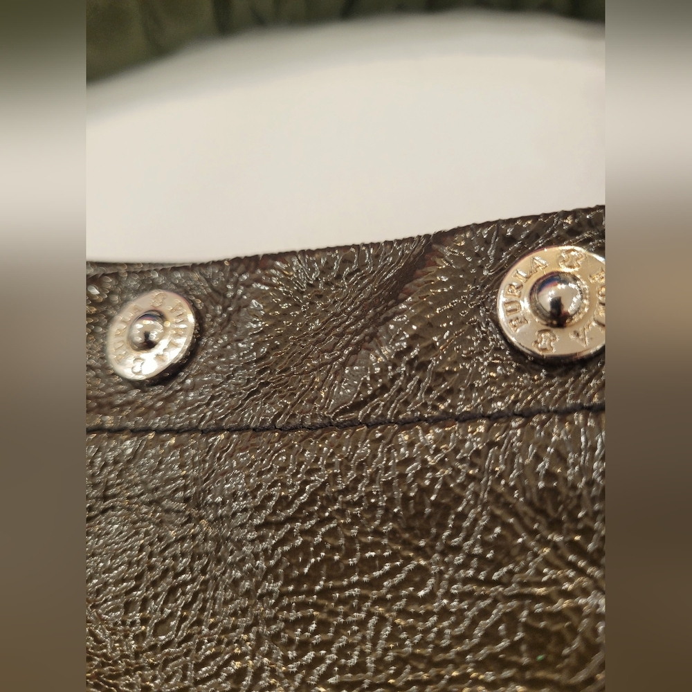 Furla Vintage Olive Green Hobo Bag - Picture 9 of 9